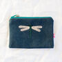 Embroidered Dragonfly Purse, thumbnail 5 of 6