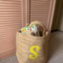 Alphabet Hand Made Basket Bags, thumbnail 5 of 6
