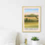 North Wessex Downs Aonb Travel Poster Art Print, thumbnail 2 of 8