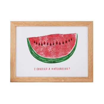 I Carried A Watermelon Risograph Print, 2 of 2