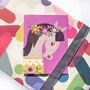 Mini Purple Horse Greetings Card, thumbnail 2 of 4