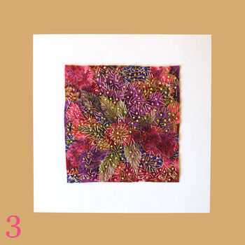 Reusable Handmade Greetings Cards Square Blank Inside Or Optional Handwritten Message, 5 of 11