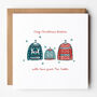 Small Family Christmas Cards Single Card Or 10 Pack, thumbnail 1 of 4
