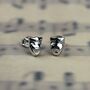 Sterling Silver Comedy And Tragedy Earrings, thumbnail 4 of 6