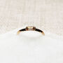 Eco Gold Baguette Ring, thumbnail 3 of 8