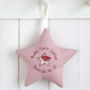 Personalised Embroidered Hanging Star Gift, thumbnail 7 of 11