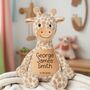 Personalised Soft Toy Large Giraffe, thumbnail 1 of 2