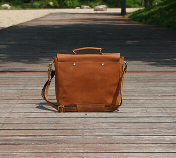 Genuine Leather Briefcase, 6 of 10