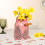 Kilnsey Fern Pink Milk Churn Vase, thumbnail 3 of 7