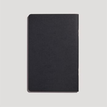 100% Recycled Paper Notebook / Black, 3 of 6