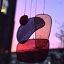 Urano Stained Glass Hanging Art, thumbnail 1 of 3
