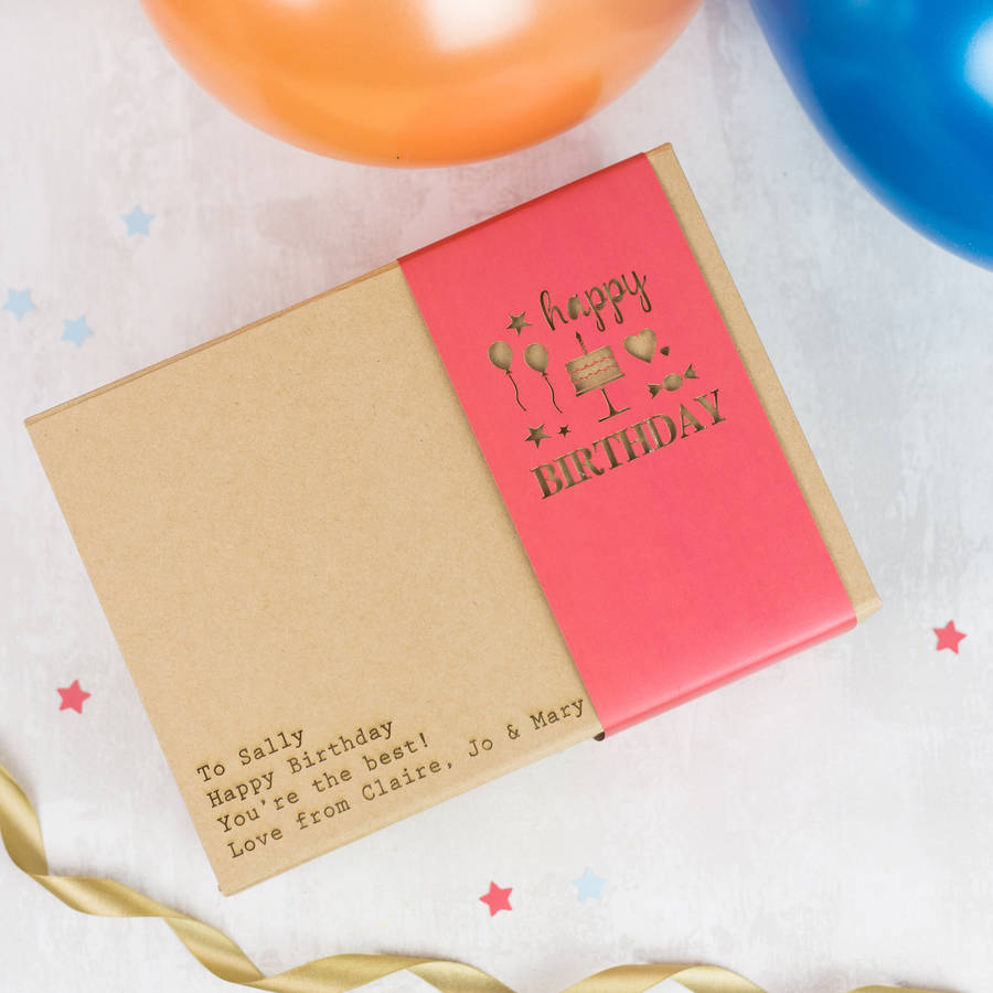 'happy Birthday' Gift Box By Fora Creative ...