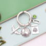Personalised Travel Keyring Travel Bag Charm, thumbnail 2 of 11