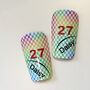 Personalised Shin Pads Kids Football Soccer Gift One, thumbnail 3 of 4