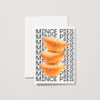 Mince Pies Christmas Card, thumbnail 2 of 2