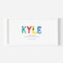 Personalised Children's Name Print | Nursery Wall Art | Monster, thumbnail 2 of 9