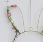 Easter Bunny Wreath With Foliage, thumbnail 2 of 3
