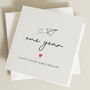 Happy 1st Anniversary Paper Card, thumbnail 1 of 7