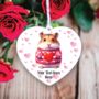 Personalised Hamster Love Decoration, thumbnail 2 of 2