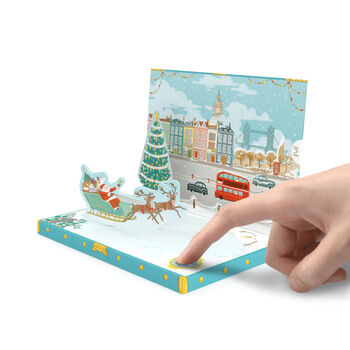 Christmas In London Music Box Card, 2 of 5