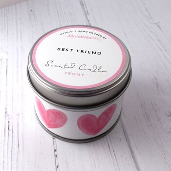 Greetings Card And Candle Gift: Pink Heart, 2 of 5