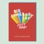 Funny Dad Card, Did Somebody Say Just Dad, thumbnail 1 of 7