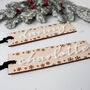 Personalised Wooden Christmas Stocking Name Tag, thumbnail 4 of 6