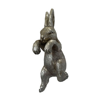 Silver Hare Pot Hanger Decoration, 2 of 2