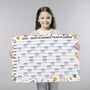 A1 Academic Wall Calendar 2025 2026, thumbnail 9 of 12