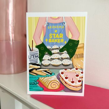 Star Baker Greeting Card, 3 of 4