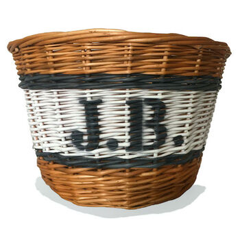 Personalised Wicker Bicycle Basket, 5 of 8