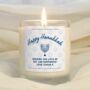 Hanukkah Gift For Family Personalised Candle, thumbnail 1 of 5