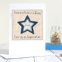 Personalised Star Father's Day Card Or Birthday Card For Him, Any Age, thumbnail 1 of 10