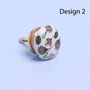 G Decor Back To Nature Ceramic Door Knobs Handles, thumbnail 4 of 5