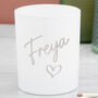 Personalised Love Heart Glass Candle Holder, thumbnail 1 of 8