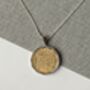 1966 60th Birthday Brass Threepence Coin Pendant, thumbnail 1 of 3