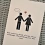 Personalised Joke Couples Card, thumbnail 2 of 2