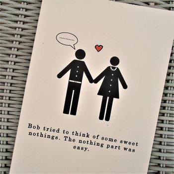 Personalised Joke Couples Card, 2 of 2