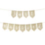 Hessian Just Married Wedding Banner, thumbnail 2 of 3