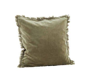 Velvet Fringed Cushions, 4 of 6
