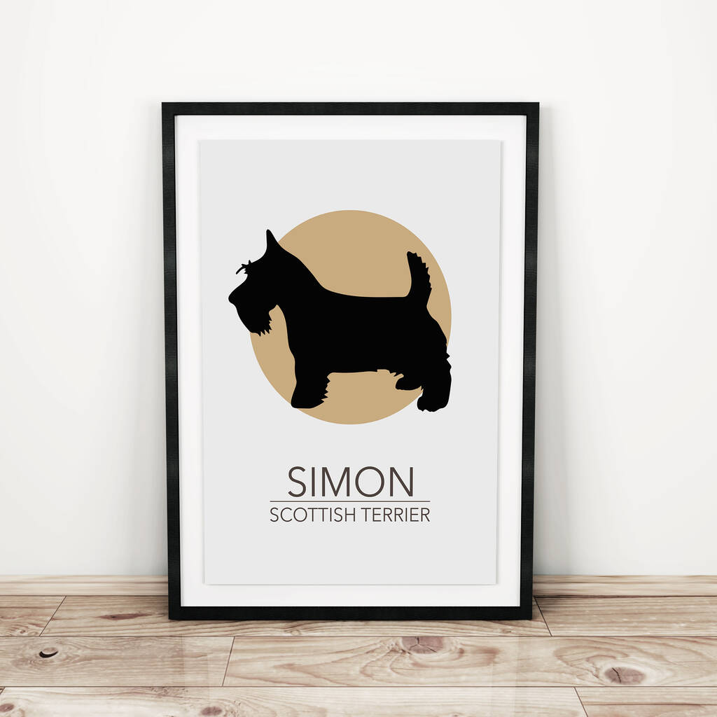 Customisable Fine Art Dog Print 50 Breeds Available By Eat Cake ...