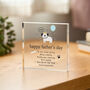 Dog Dad Father’s Day Gift Acrylic Plaque, thumbnail 2 of 5