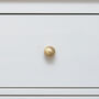 Solid Brass Cylindrical Drawer Knob, thumbnail 3 of 7