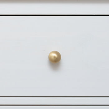 Solid Brass Cylindrical Drawer Knob, 3 of 7