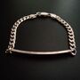 Child's Sterling Silver Chain And Link Bracelet, thumbnail 3 of 3
