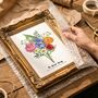Personalised Birth Flower Family Print, thumbnail 4 of 12