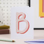 Colourful Initial Letter Card, thumbnail 3 of 10