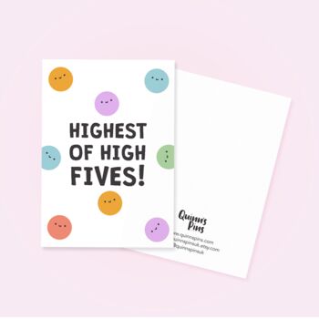 Highest Of High Fives Greetings Cards, 3 of 4