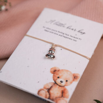 Bear Hug Seeded Card And Bracelet, 4 of 7