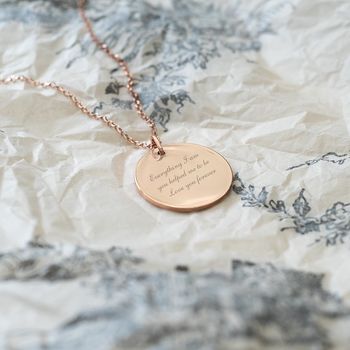 Eden Message For Me Personalised Necklace, 3 of 10